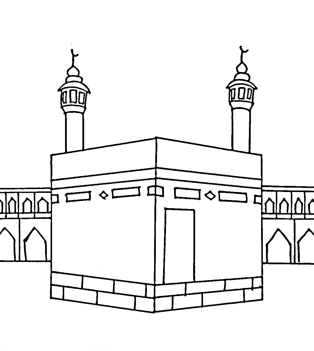 الكعبة في قلب الإسلام تلوين