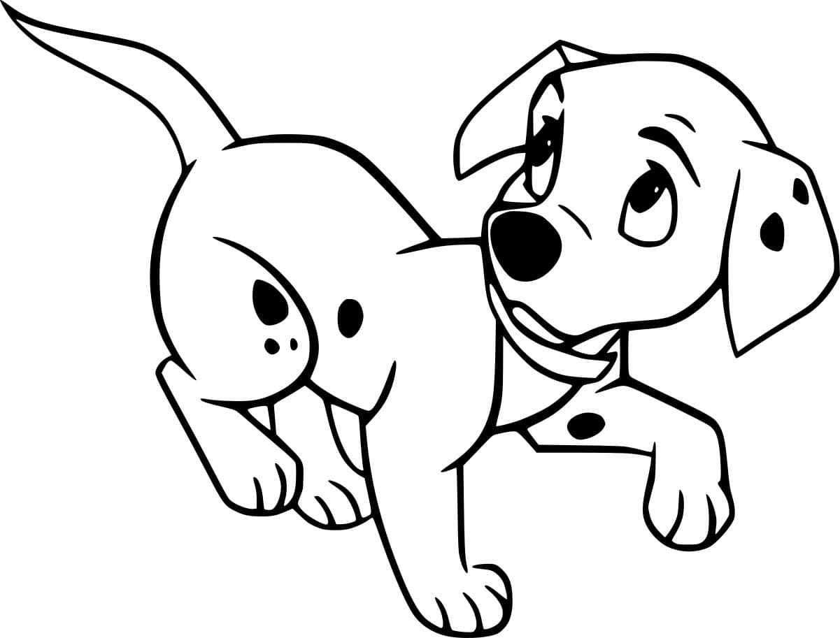 الدلماسي الصغير تلوين