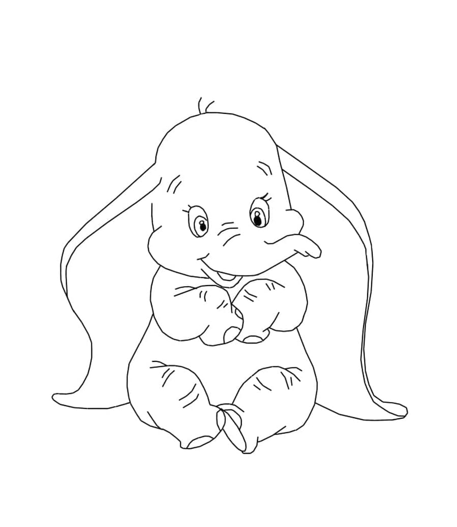 بيبي دامبو تلوين