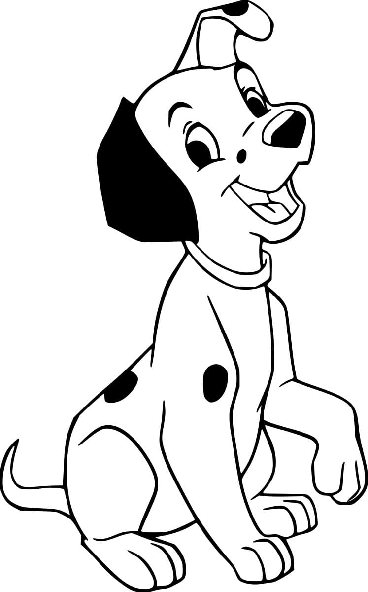 بيني دالماتيان الصغيرة تلوين