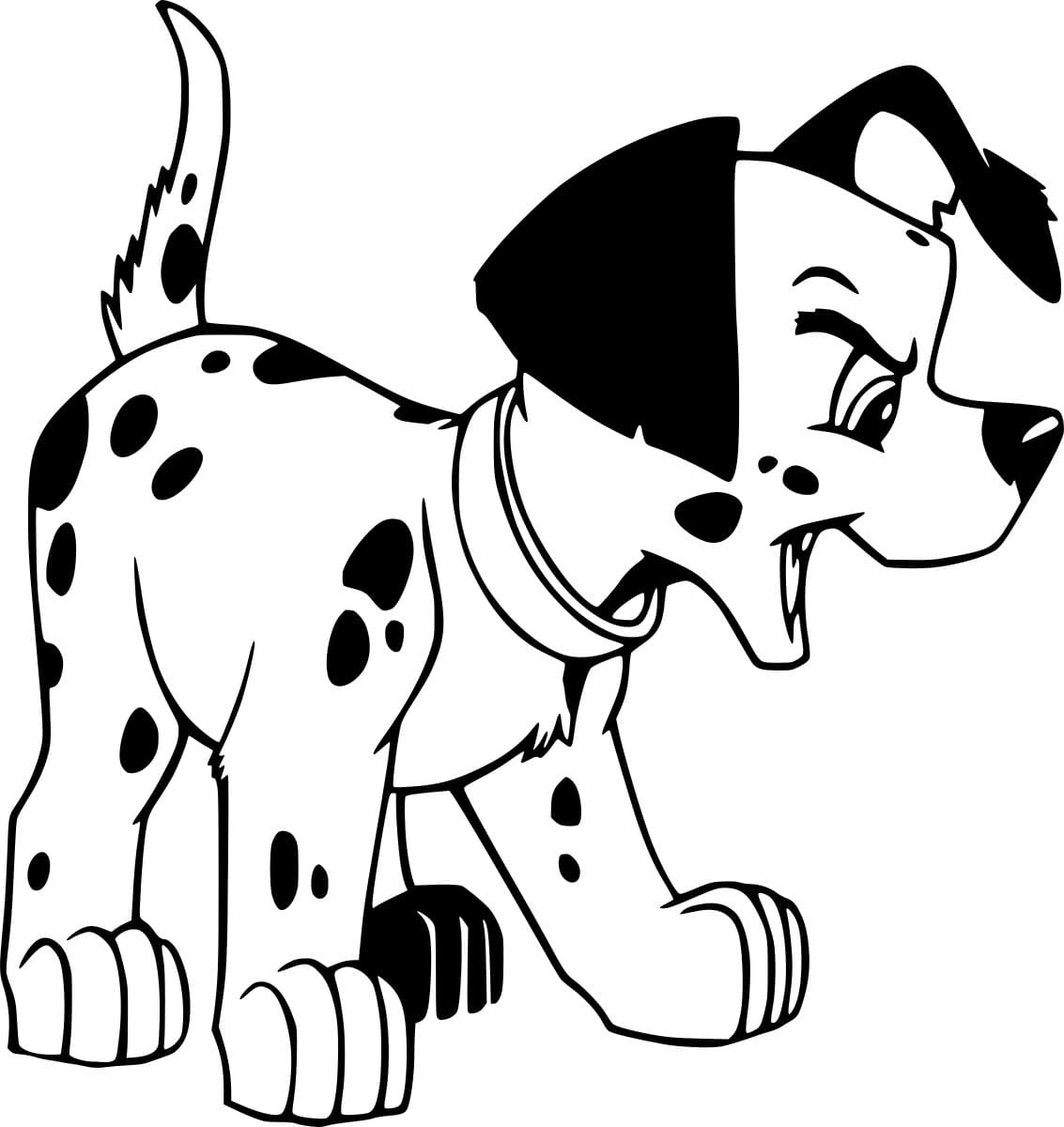 دالماتيا غاضب تلوين