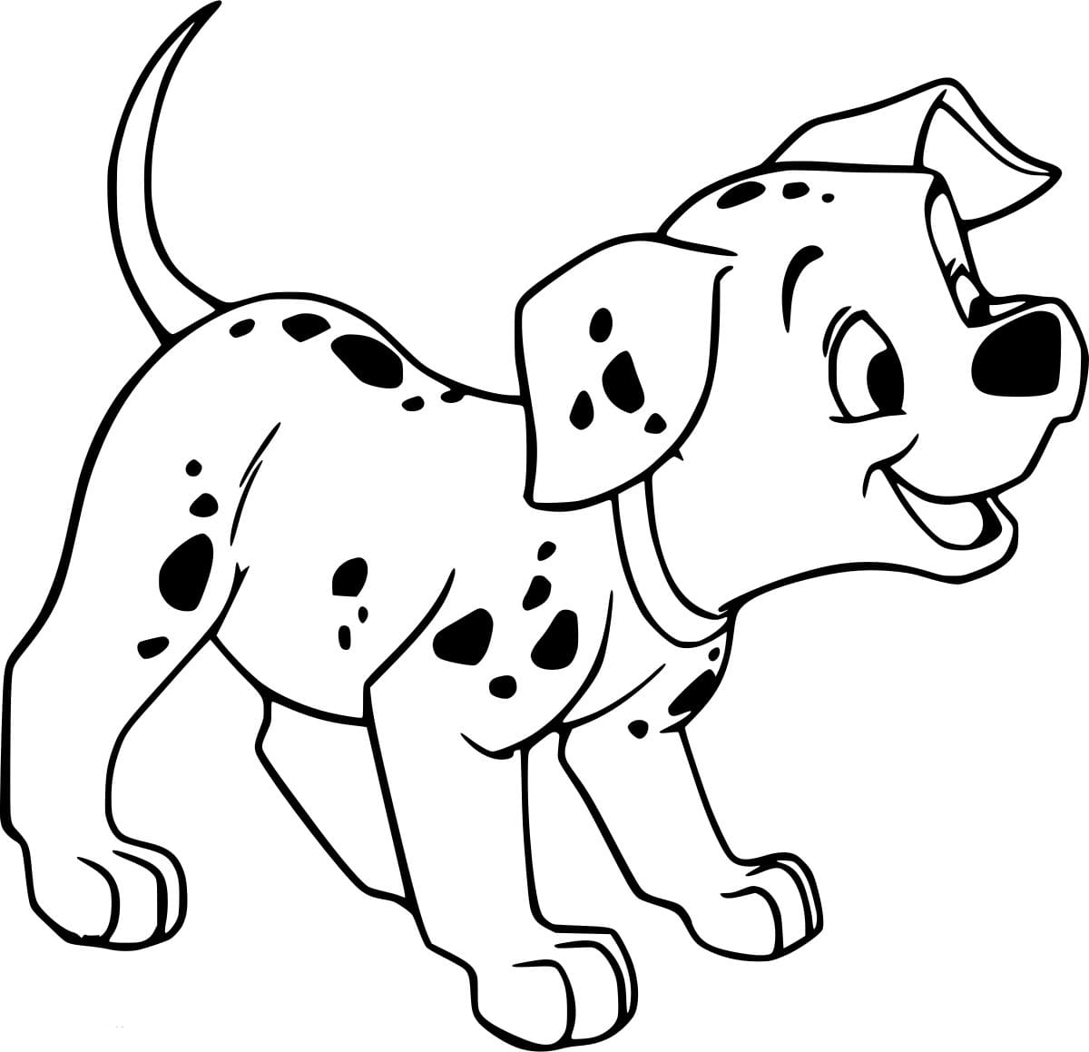 دالماتيان الديناميكي تلوين