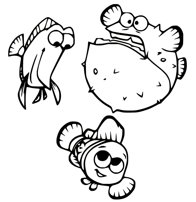 دوري ونيمو مع الانتفاخ تلوين