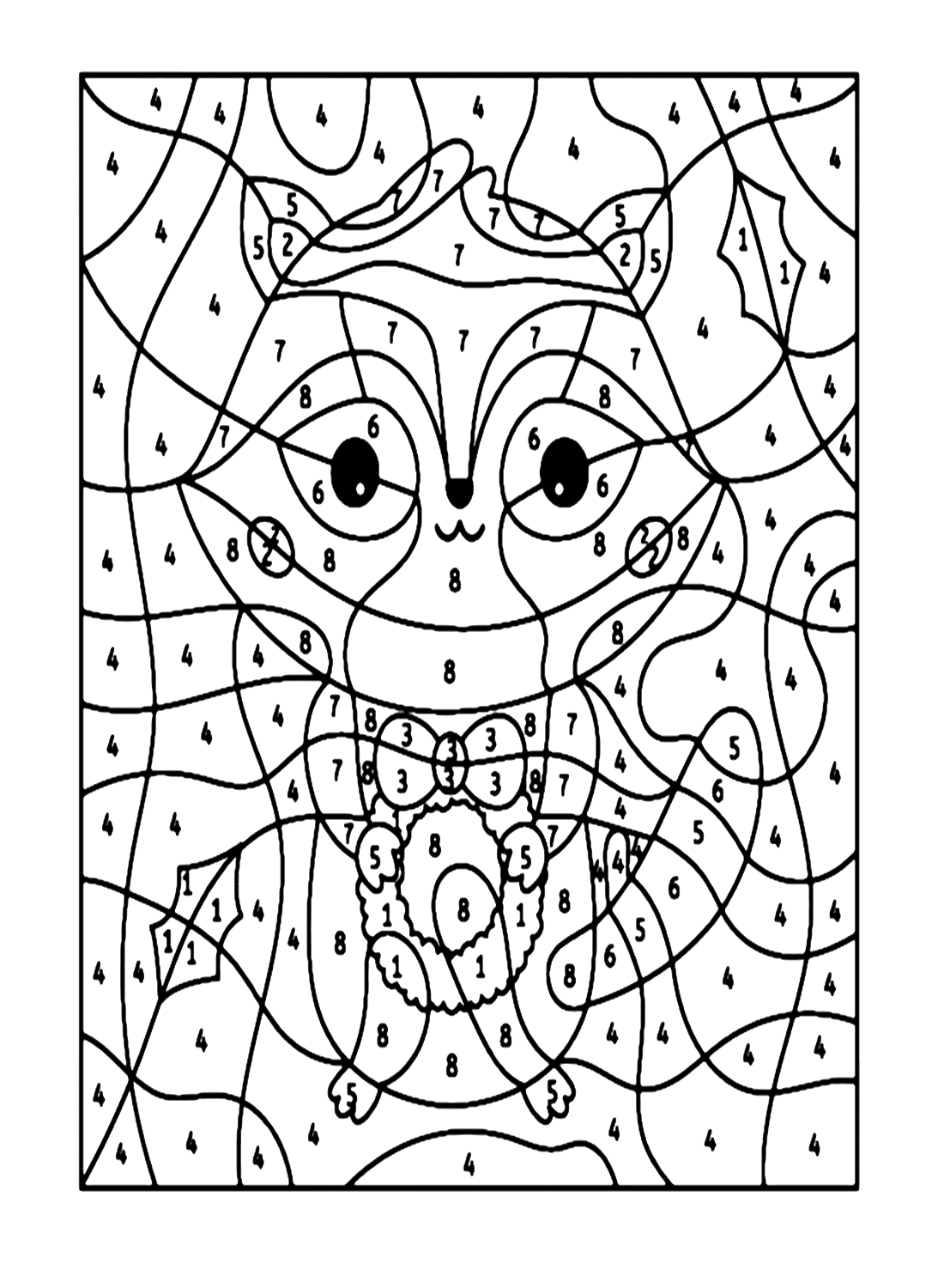 الراكون في أسلوب الكلام تلوين