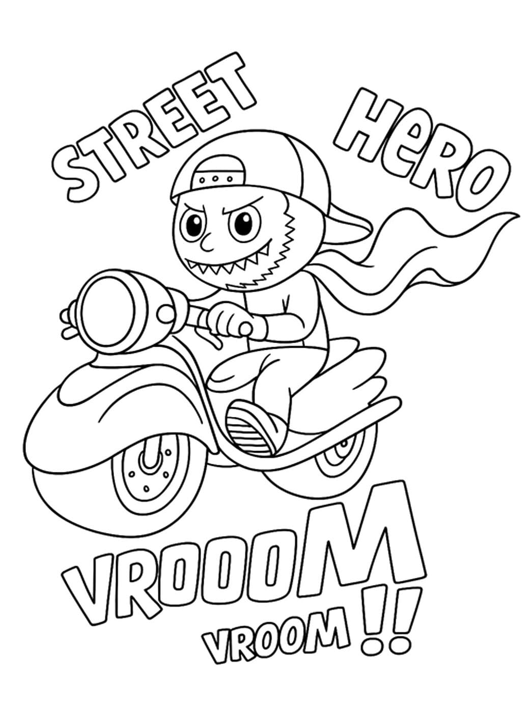 بطل الشارع لابوبو تلوين