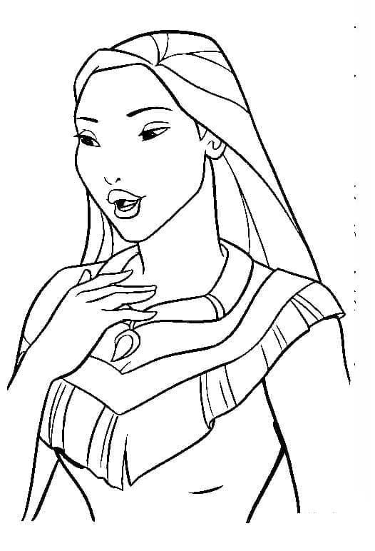 بوكاهونتاس ديزني تلوين