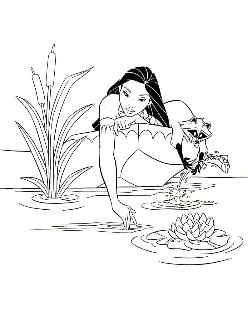 بوكاهونتاس وميكو تلوين