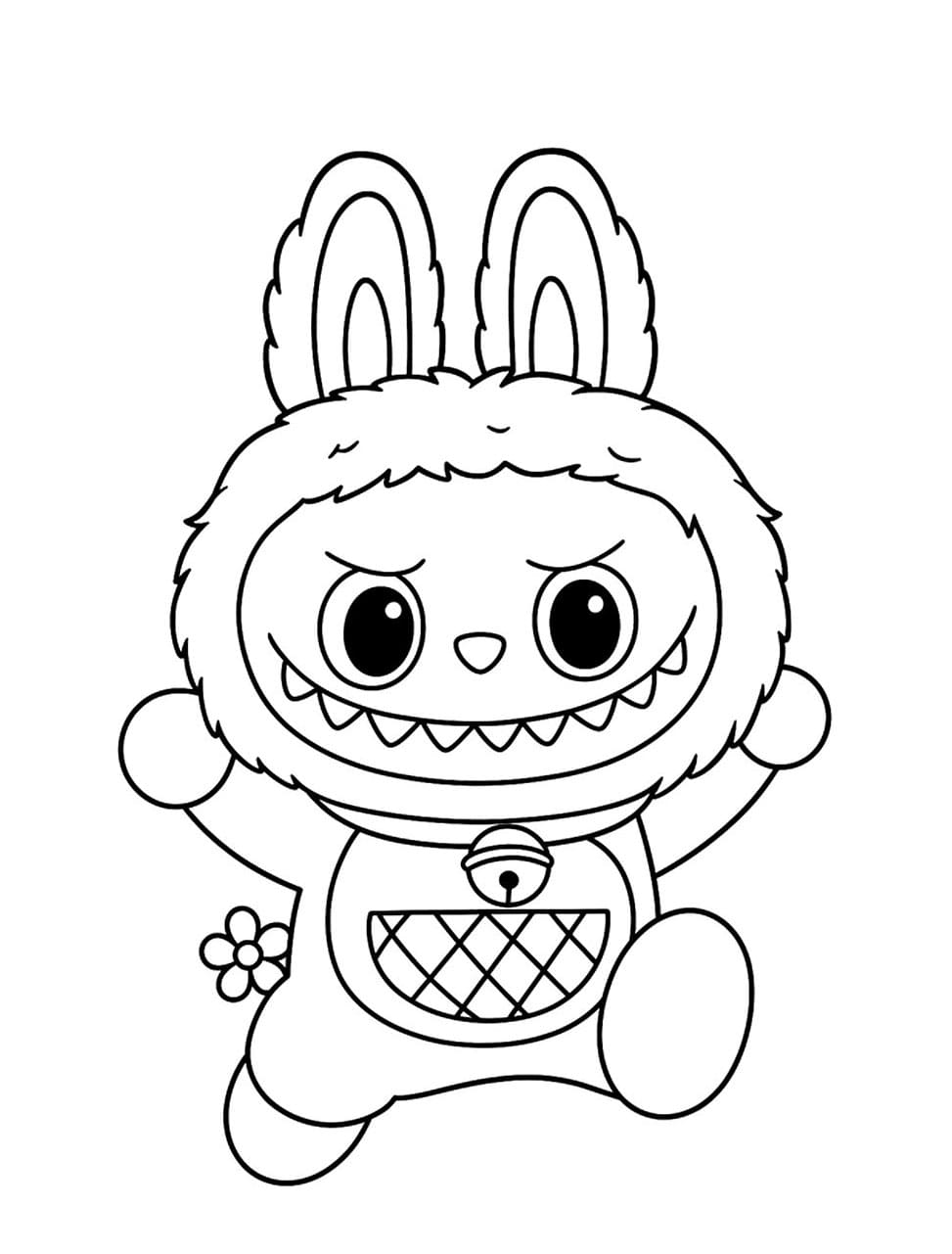 لابوبو دورايمون تلوين