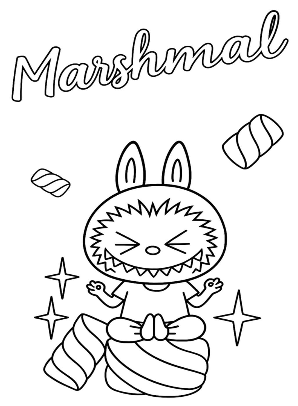 لابوبو مارشميلو تلوين