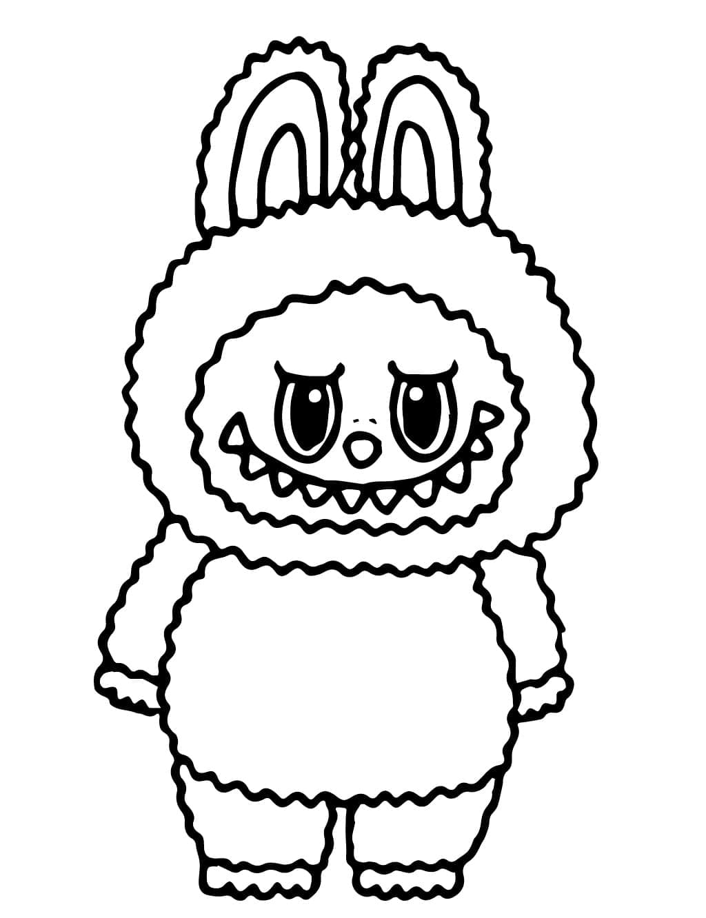 لابوبو مضحك تلوين