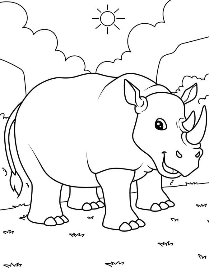 راينو للطباعة تلوين