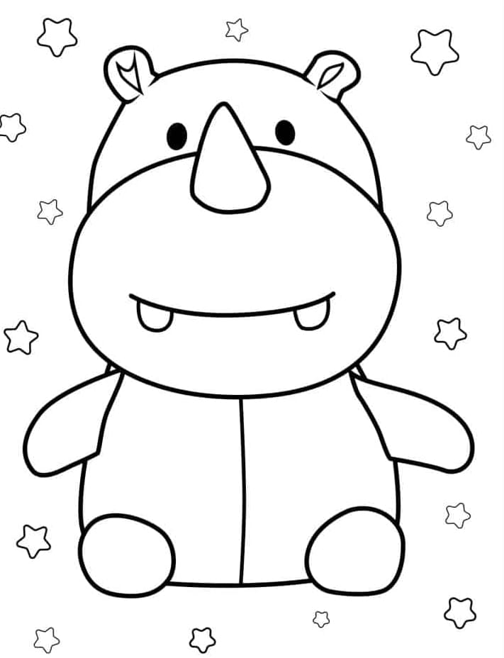 وحيد القرن للأطفال تلوين