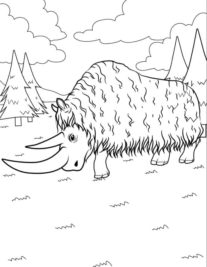 وحيد القرن الصوفي تلوين