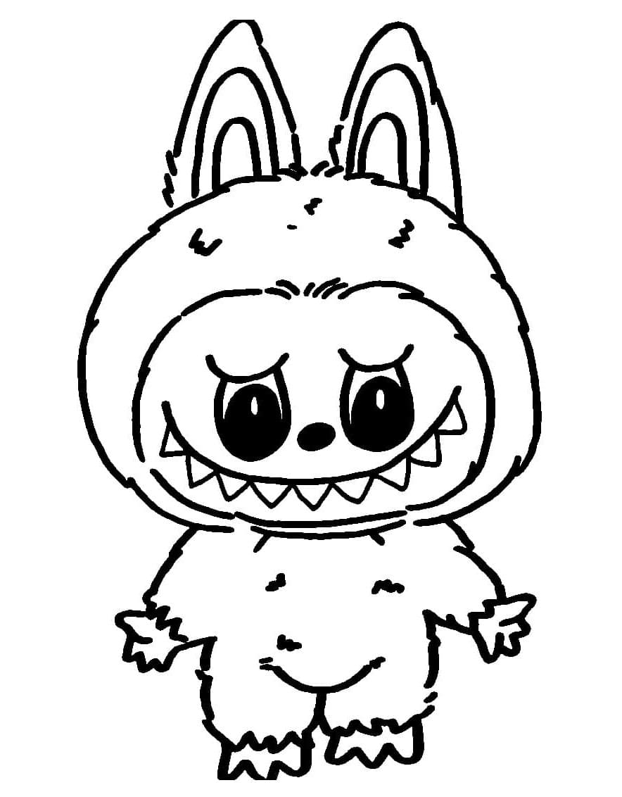 وحش لابوبو تلوين