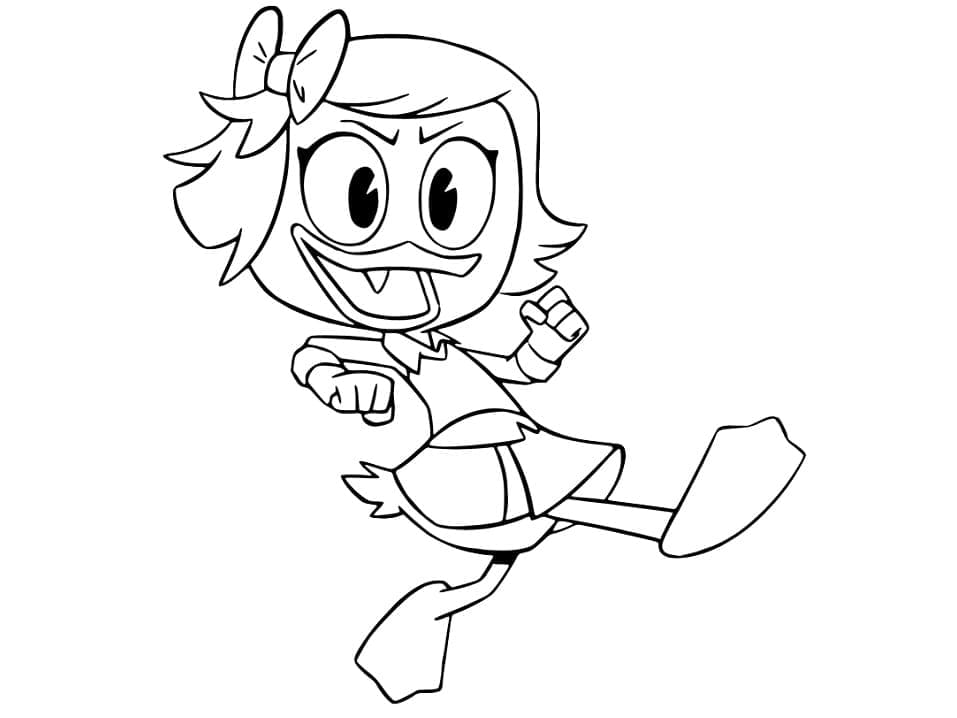 ويبي من حكايات البط تلوين