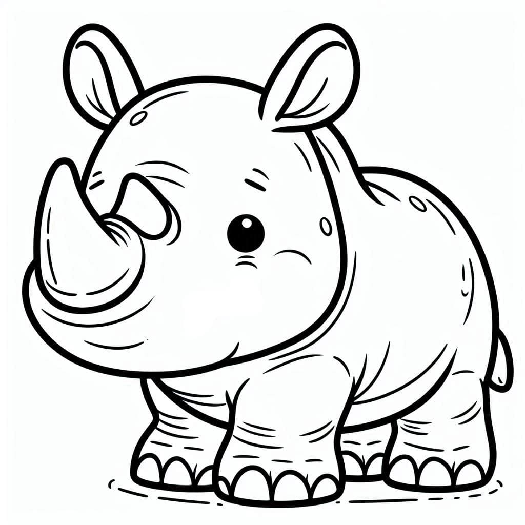 وحيد القرن لطيف جدًا تلوين