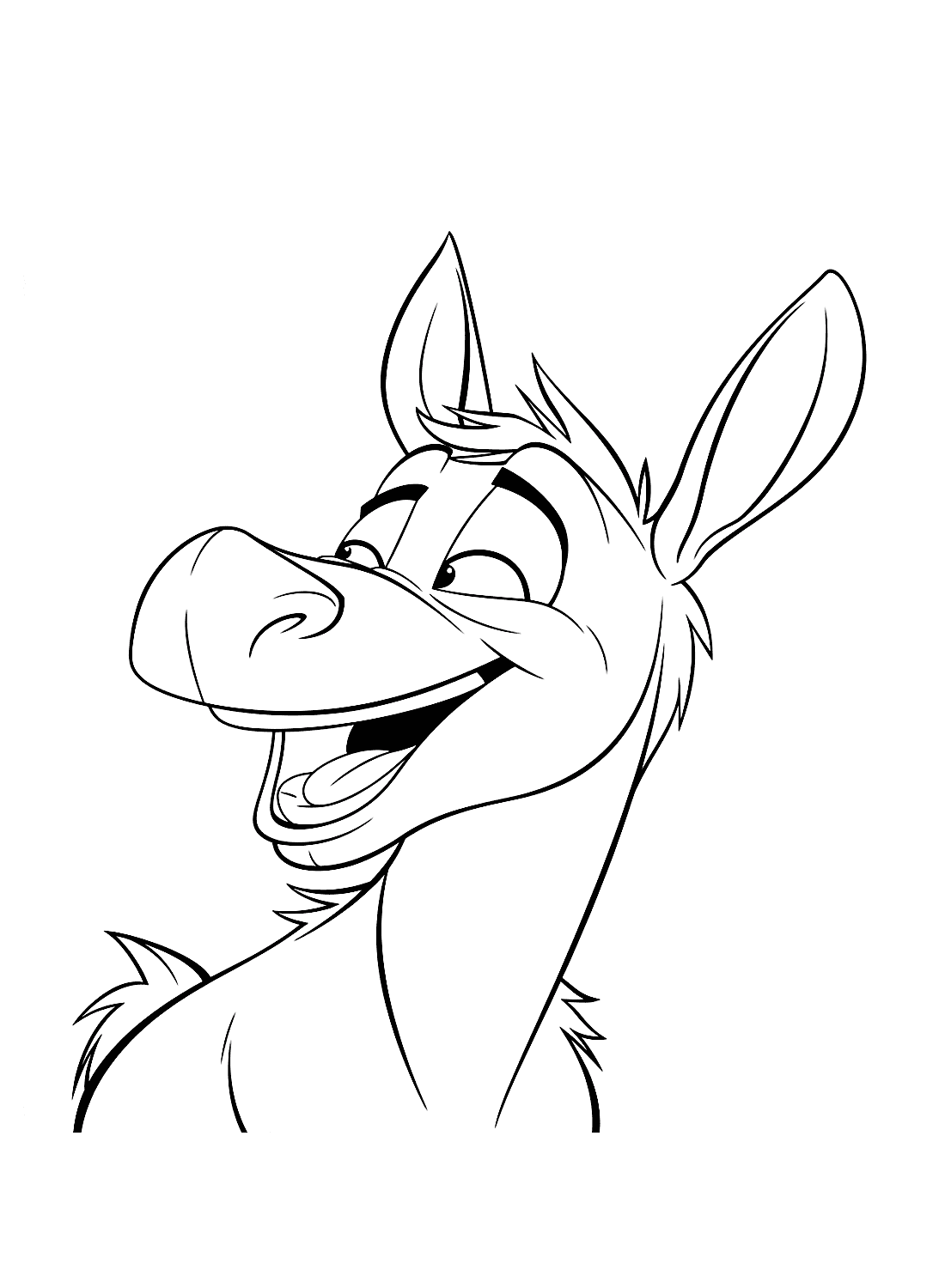 الحمار الضاحك تلوين