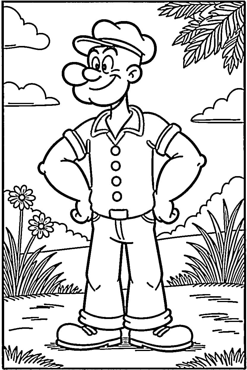 حامل باباي تلوين