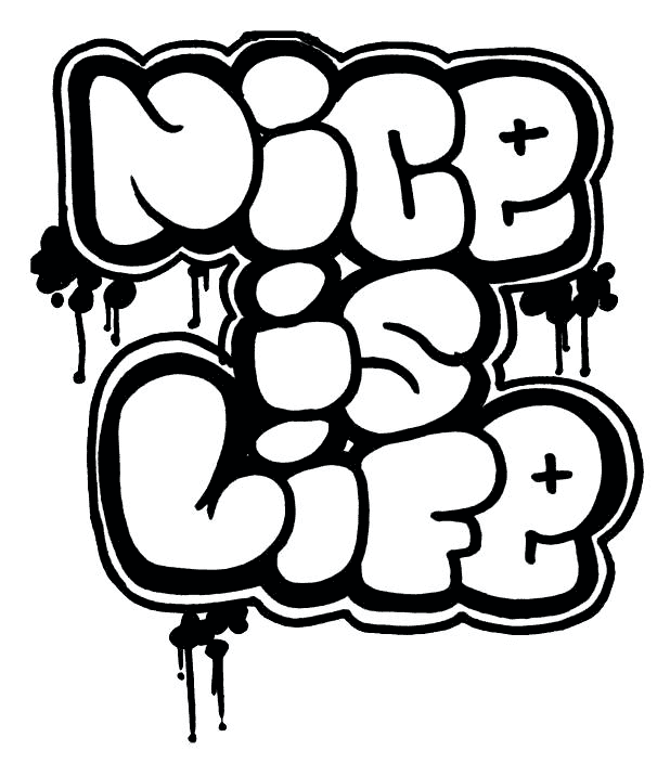 جرافيتي الحياة الجميلة تلوين