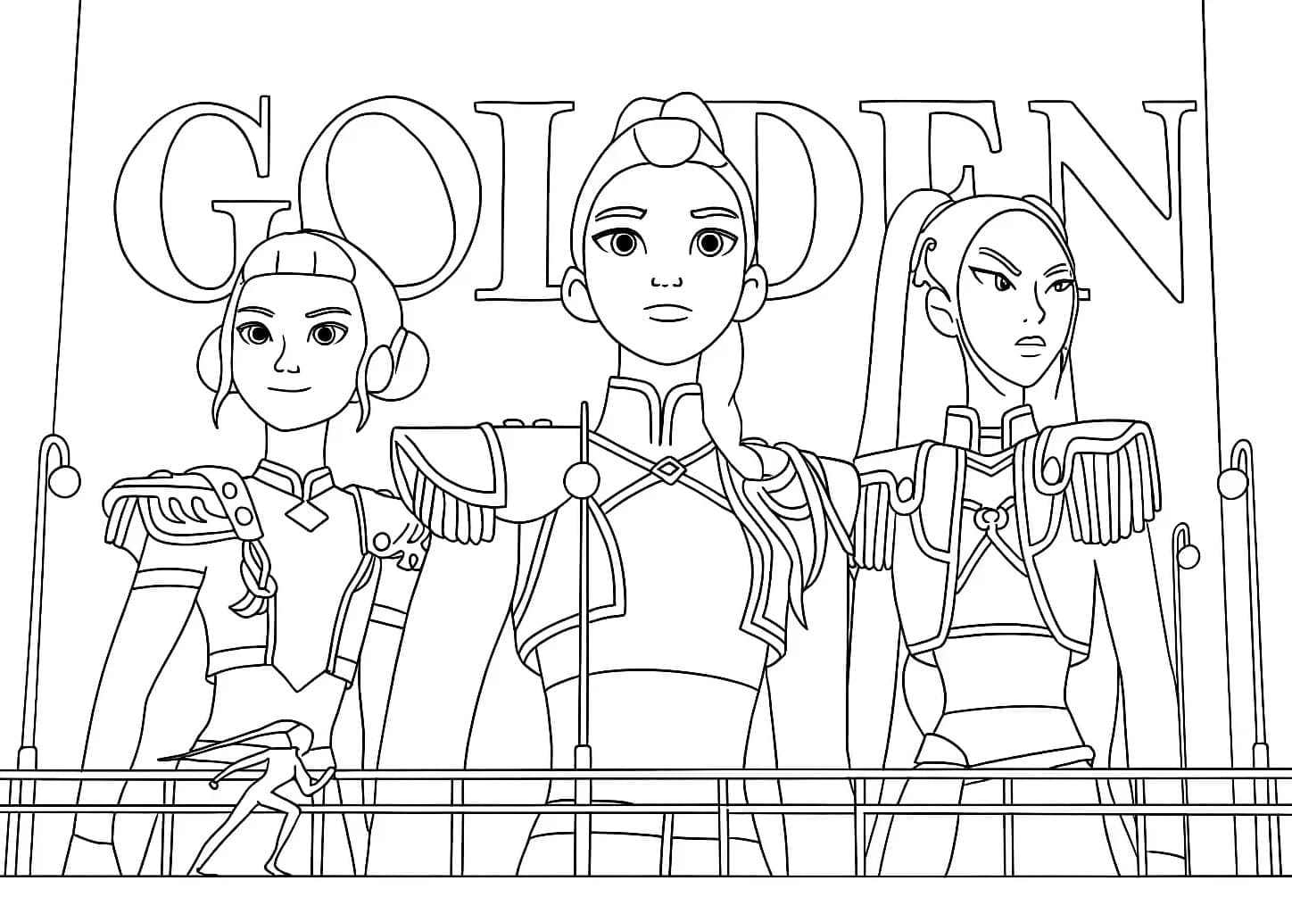 كيبوب صائدات الشياطين مدهش تلوين