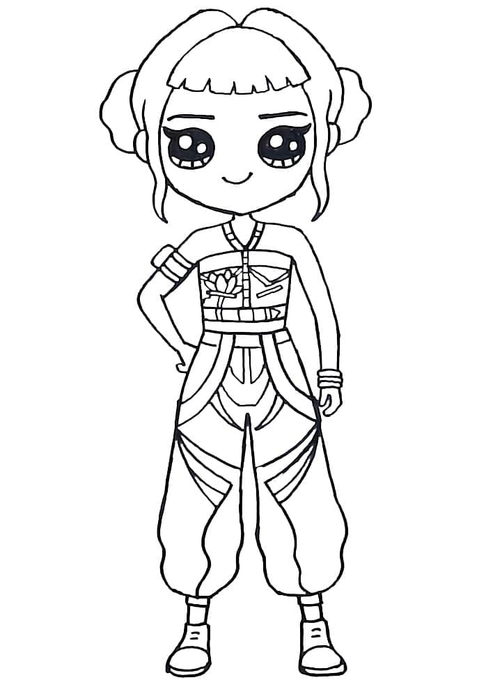 كيبوب صائدات الشياطين شخصية تلوين