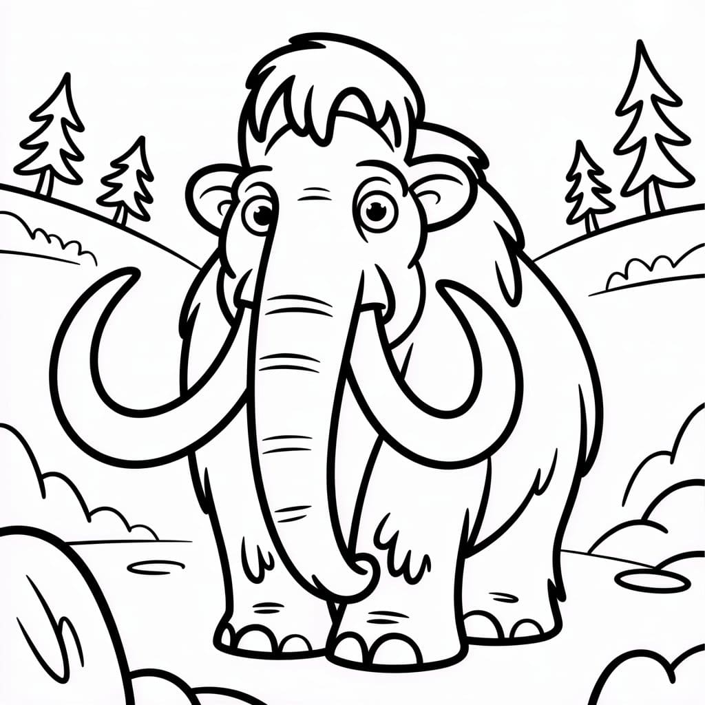 ماني من العصر الجليدي تلوين