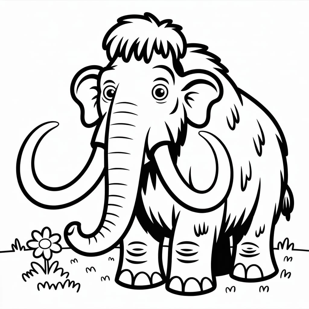 ماني في العصر الجليدي تلوين