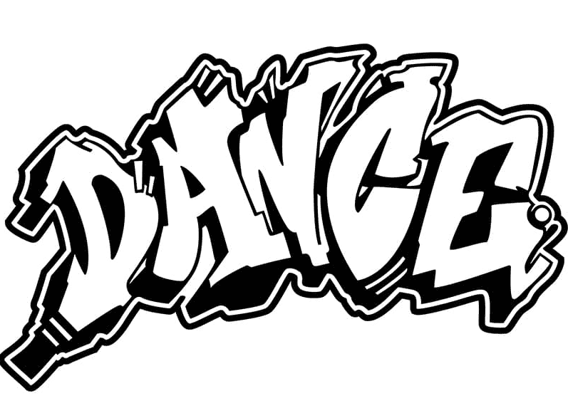 رقص الجرافيتي تلوين