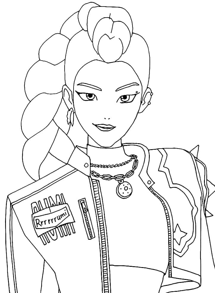 رومي من كيبوب صائدات الشياطين تلوين