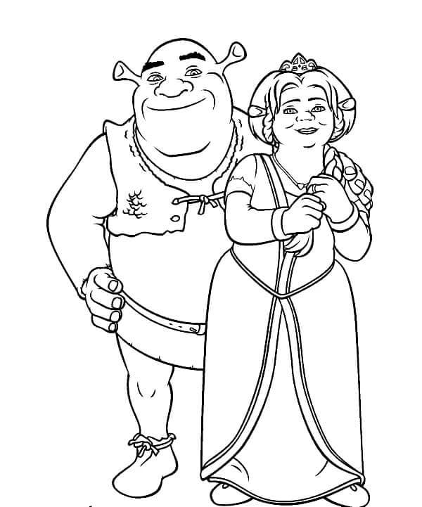 شريك مع الأميرة فيونا تلوين