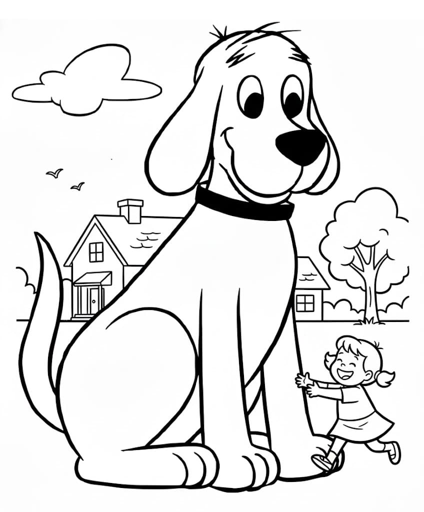 العملاق كليفورد تلوين