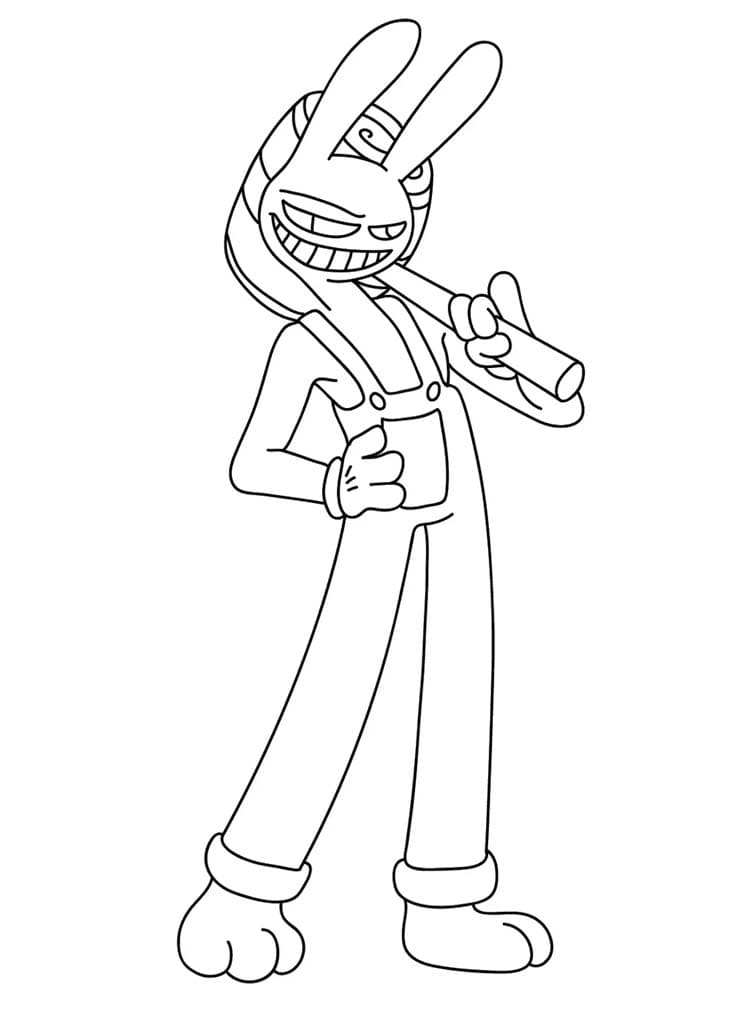 السيرك الرقمي الرائع تلوين