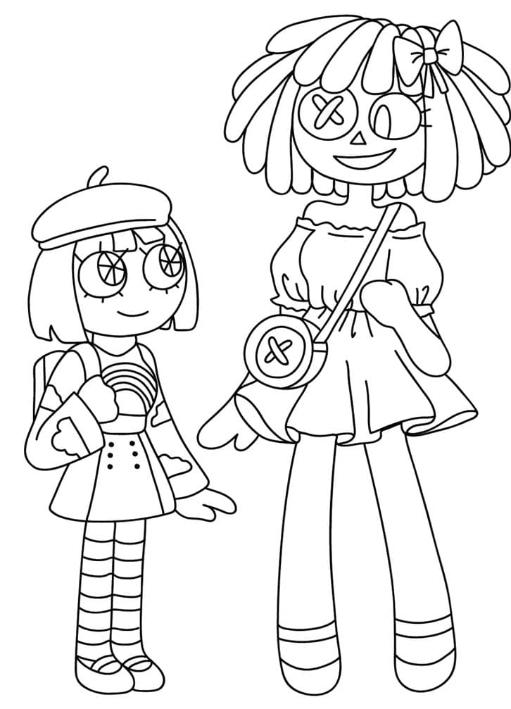 السيرك الرقمي للبنين تلوين