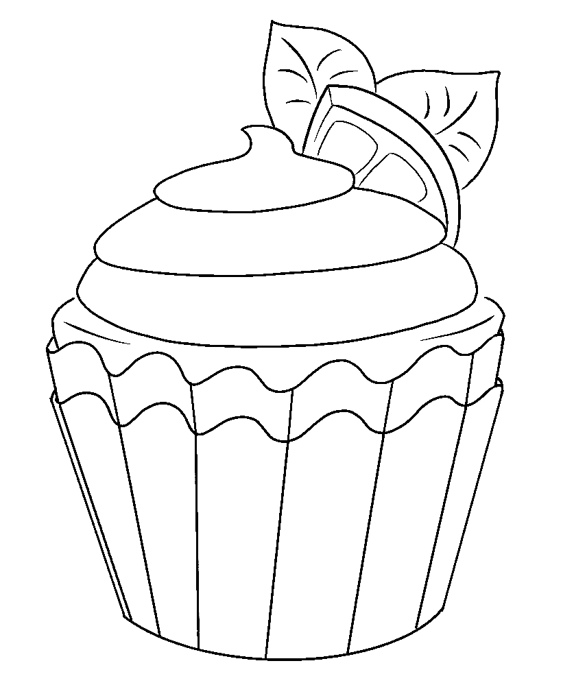 أوراق الكب كيك تلوين