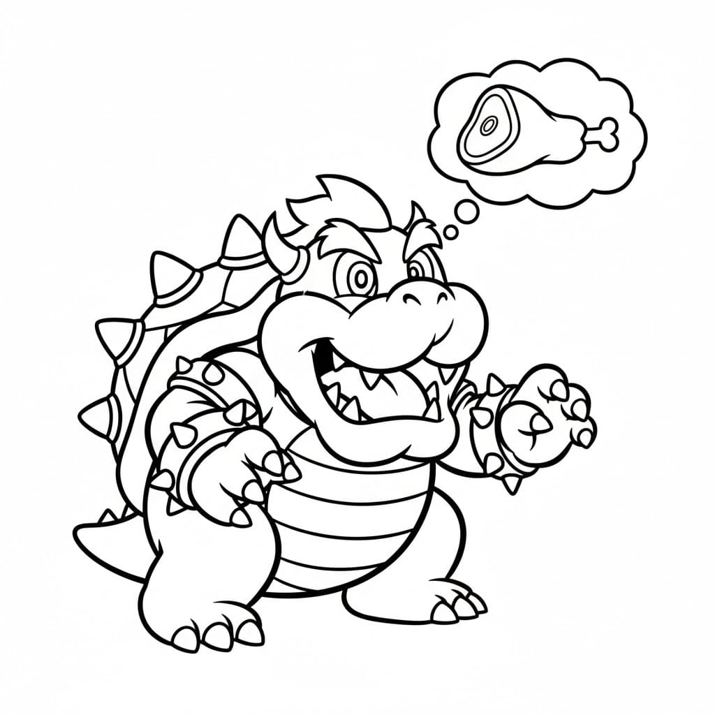 باوزر جائع تلوين