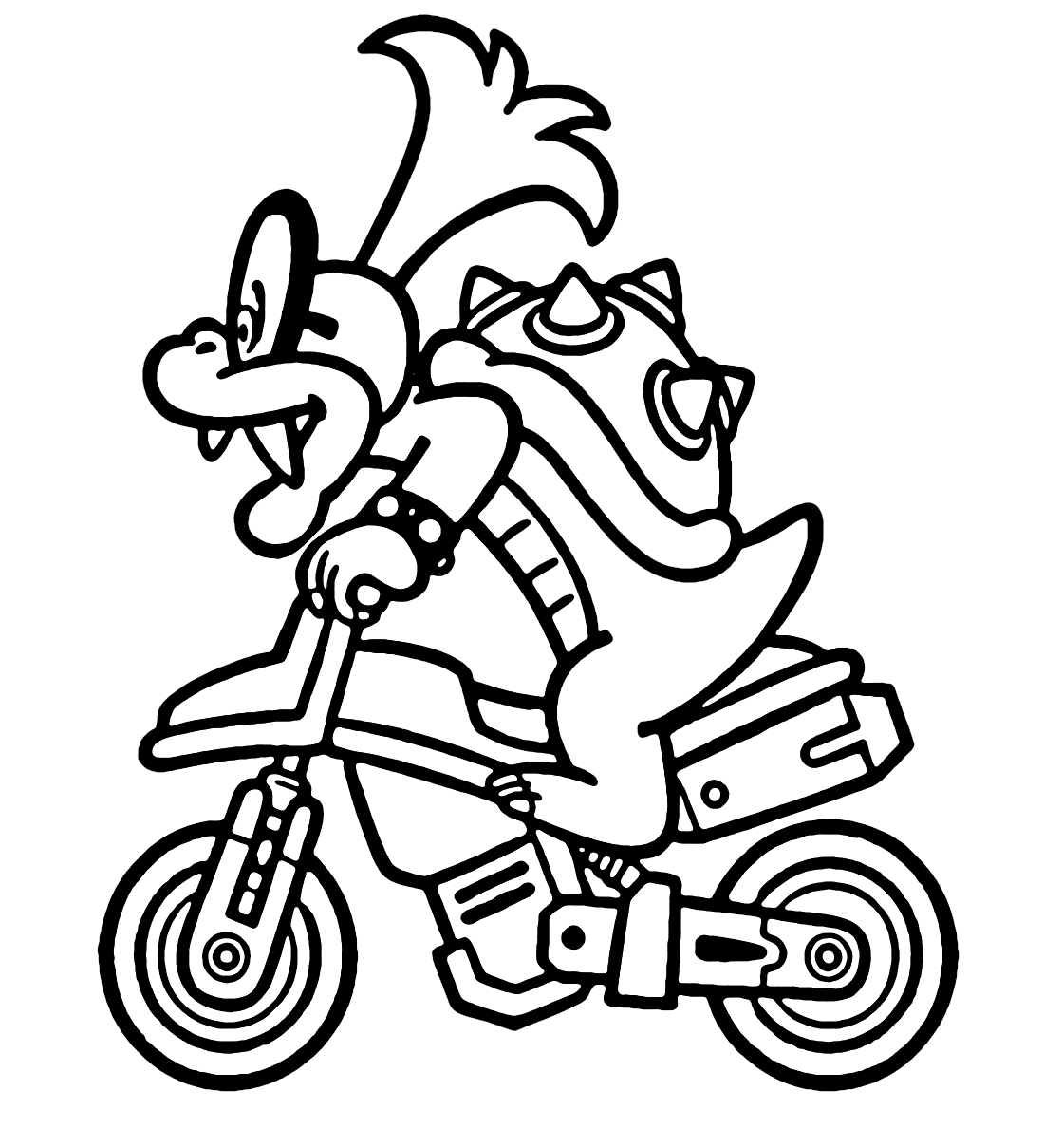 إيجي ماريو كارت تلوين