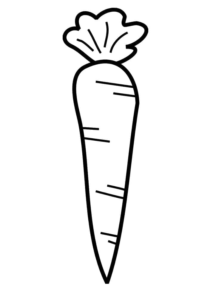 جزرة قابلة للطباعة تلوين