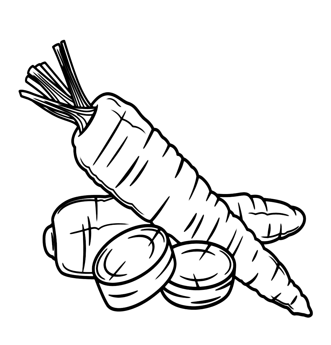 جزرة قابلة للطباعة تلوين