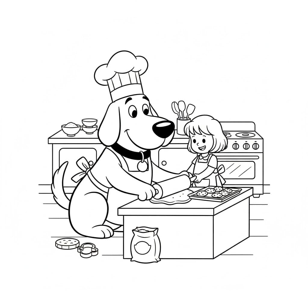 كليفورد الطبخ تلوين