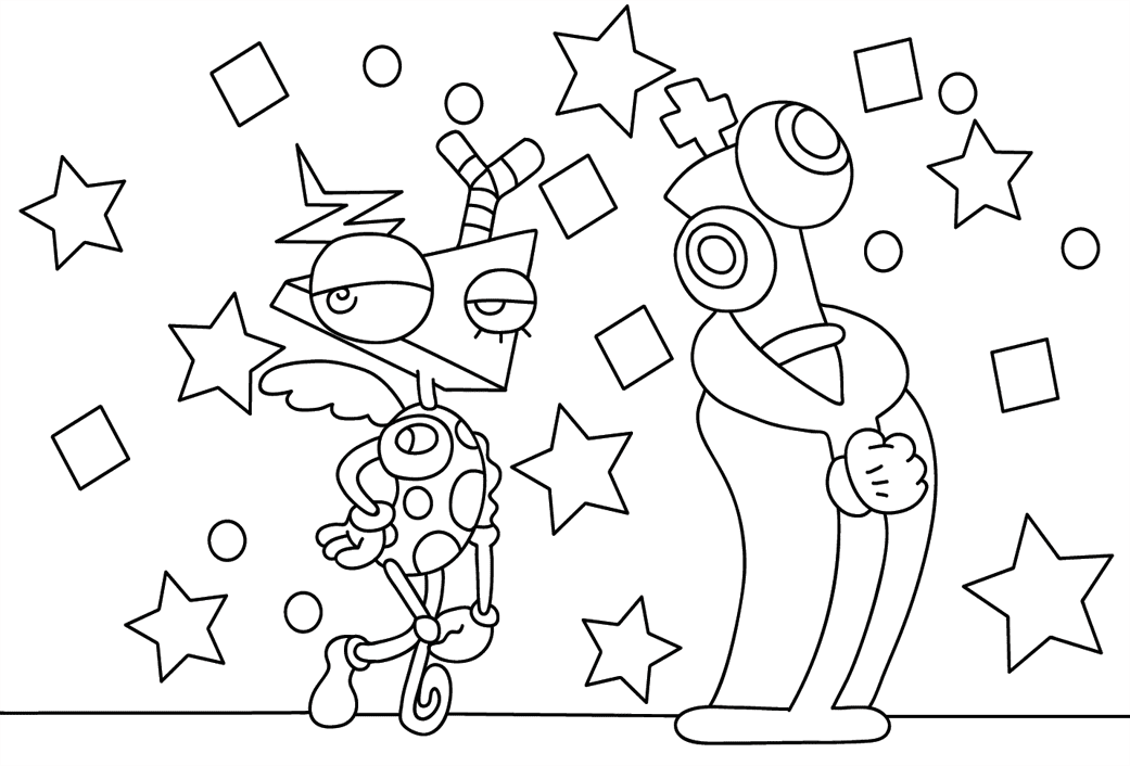 كينجر، زوبل من السيرك الرقمي المذهل تلوين