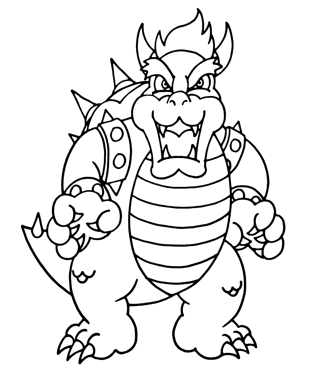 كرتون باوزر سوبر ماريو تلوين