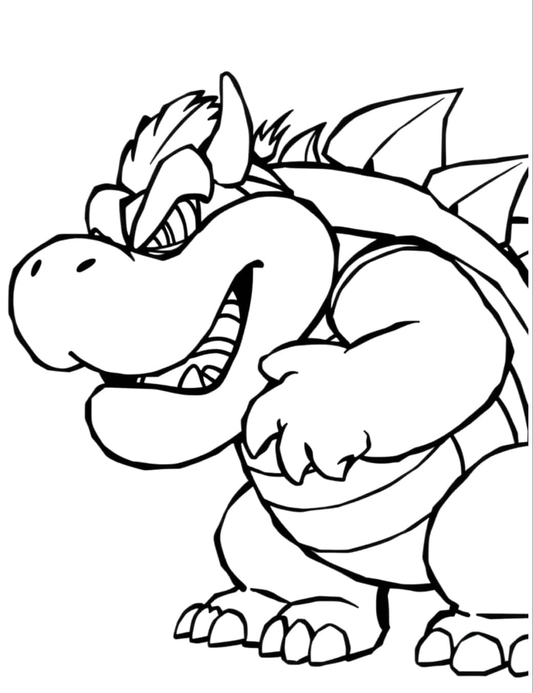 لعبة باوزر سوبر ماريو قابلة للطباعة تلوين