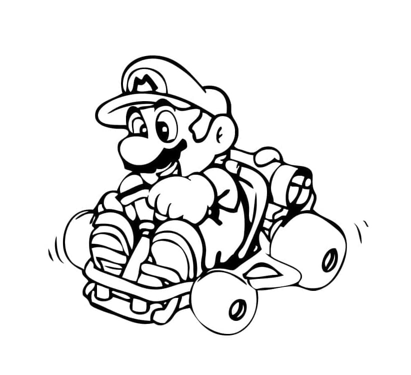 ماريو كارت تلوين