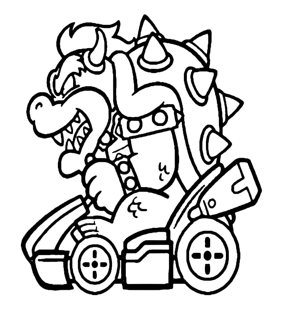 ماريو كارت باوزرحر تلوين