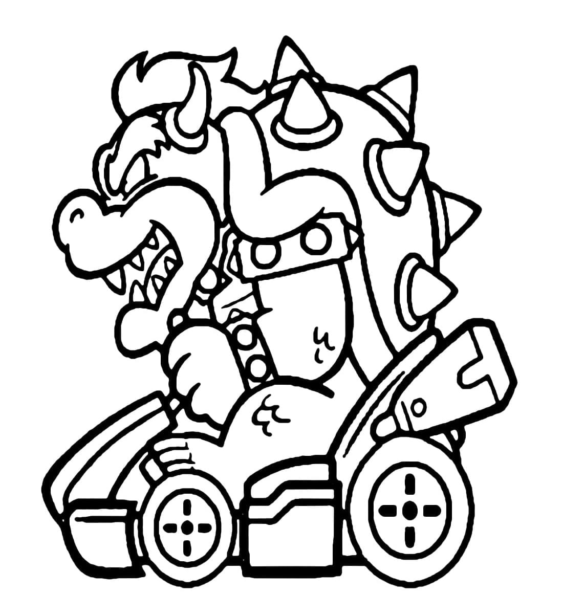 ماريو كارت باوزر تلوين