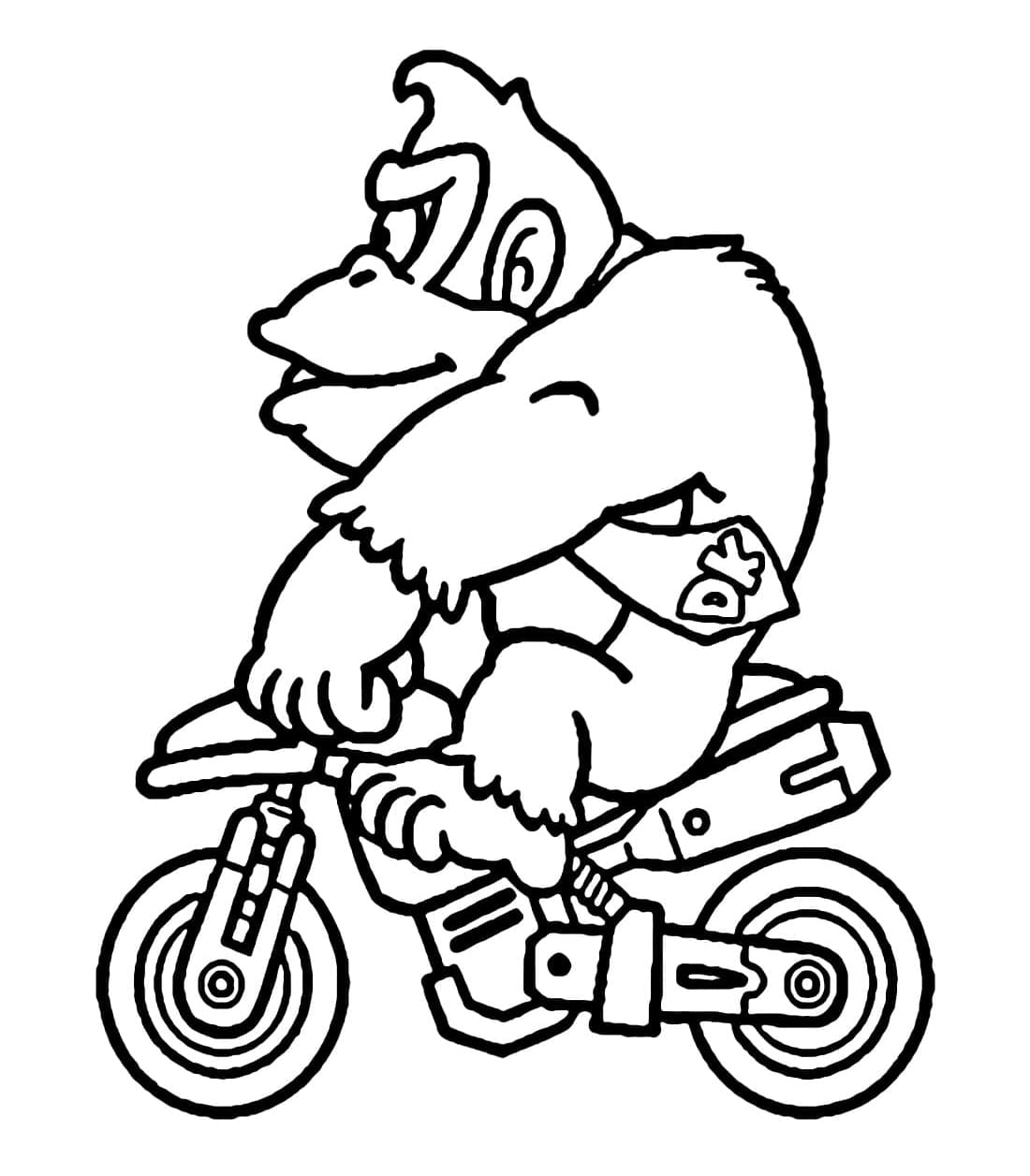 ماريو كارت دونكي كونج تلوين