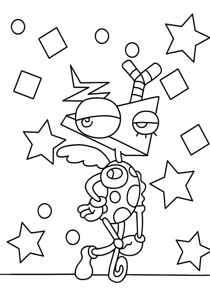 متعة السيرك الرقمي المذهل تلوين