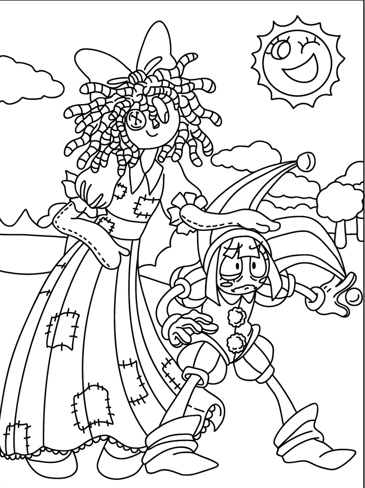 راجاثا وبومني تلوين