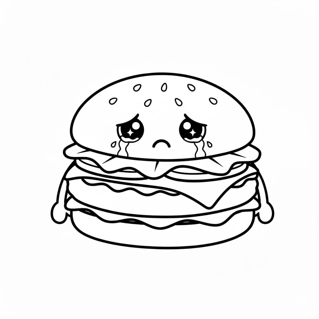 صرخة هامبرغر تلوين