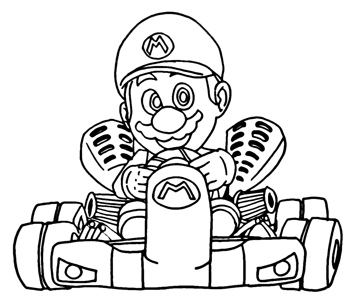 صور ماريو كارت تلوين